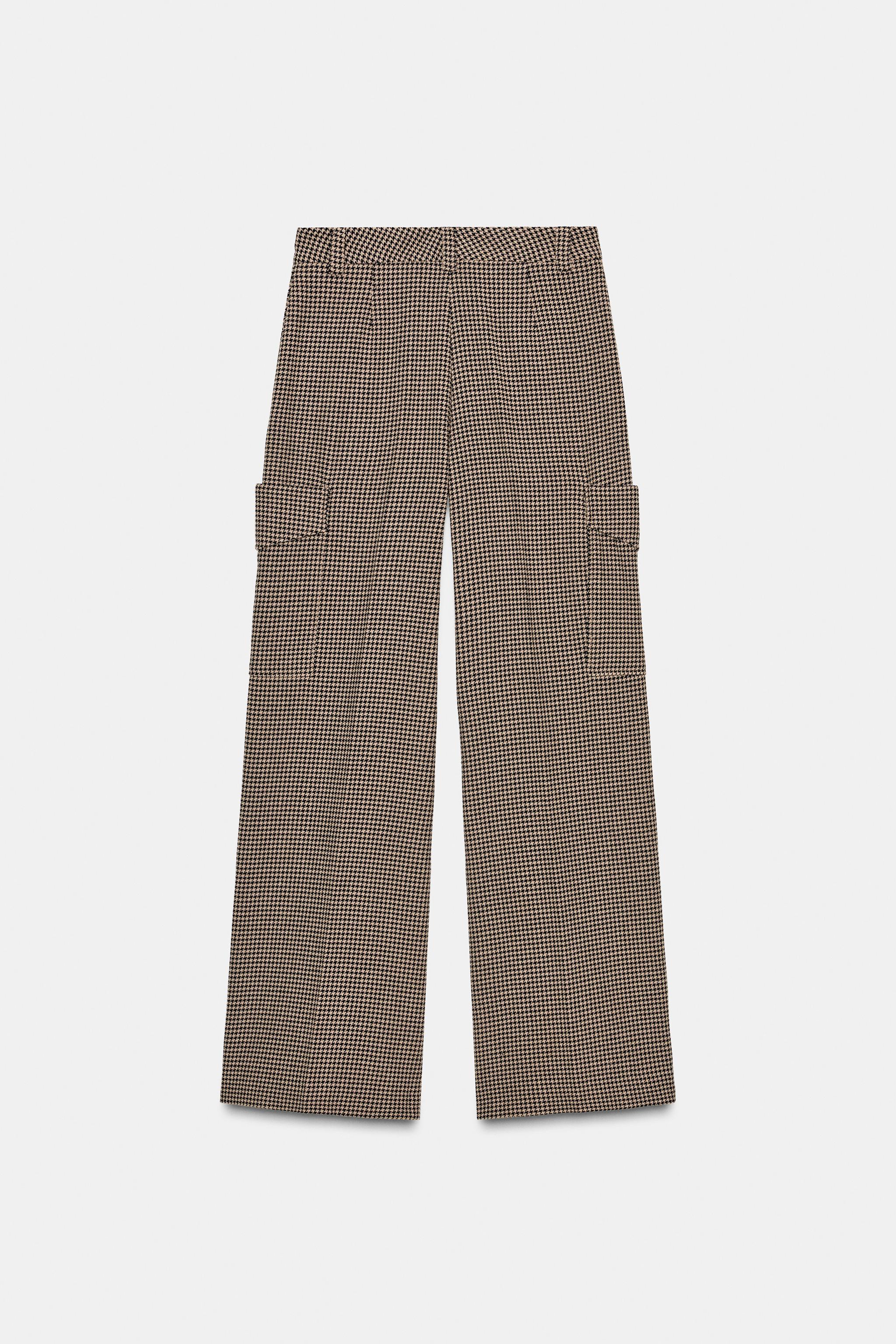 HOUNDSTOOTH CARGO PANTS